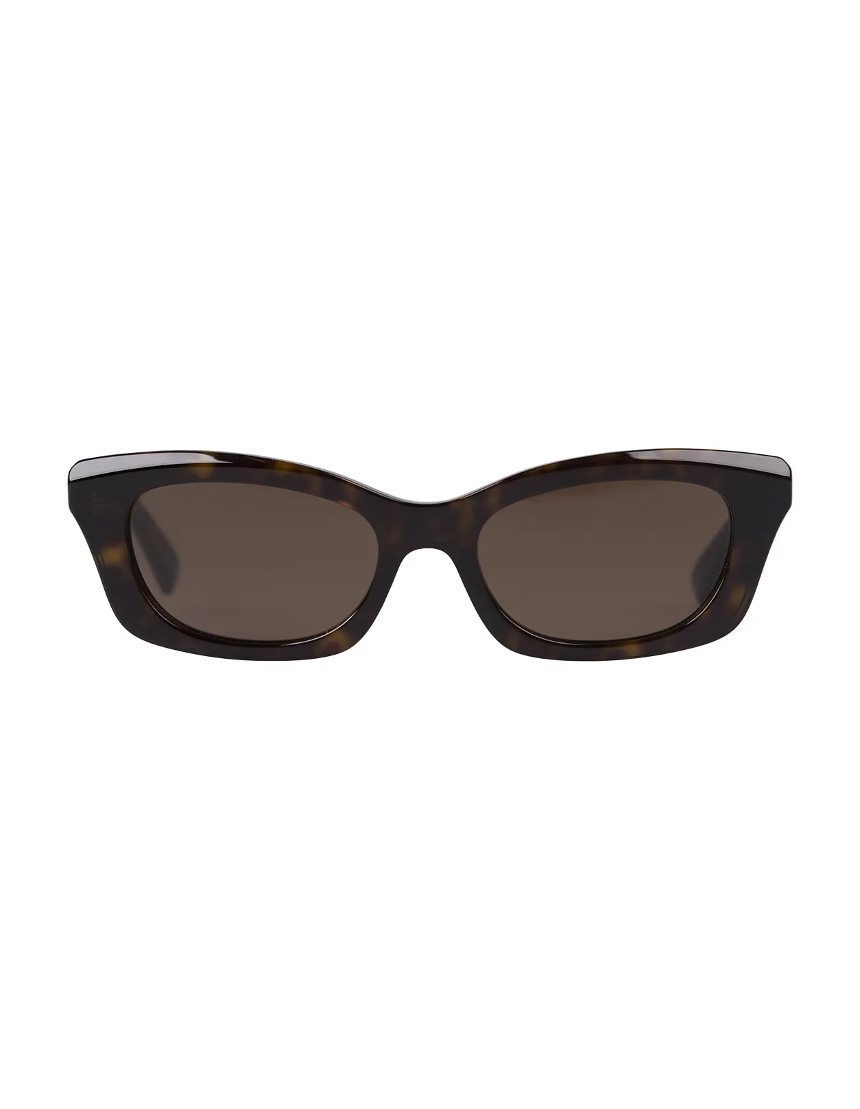 ALEXANDER MCQUEEN Geometric Sunglasses With McQueen Logo In Havana