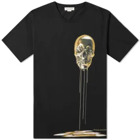 Alexander McQueen Mask Skull Print T-ShirtBlack & Mix