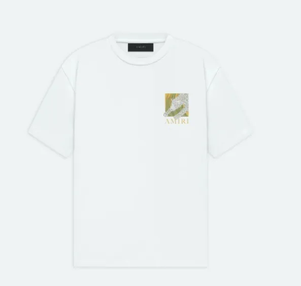 AMIRI  |Street Style Plain Cotton Short Sleeves Logo T-Shirts