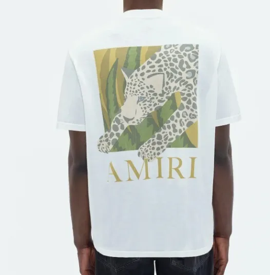 AMIRI  |Street Style Plain Cotton Short Sleeves Logo T-Shirts