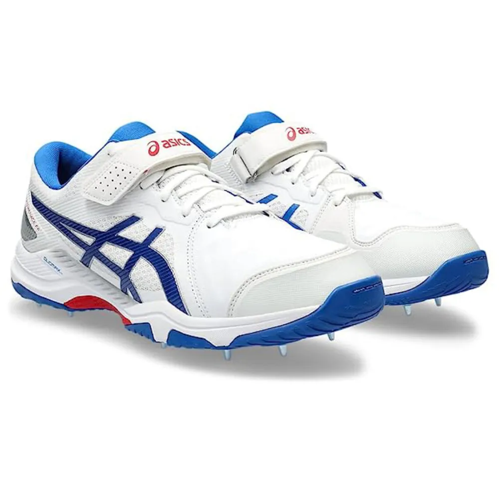 ASICS Men's Speed Menace FF Cricket Shoe (White/Tuna Blue)