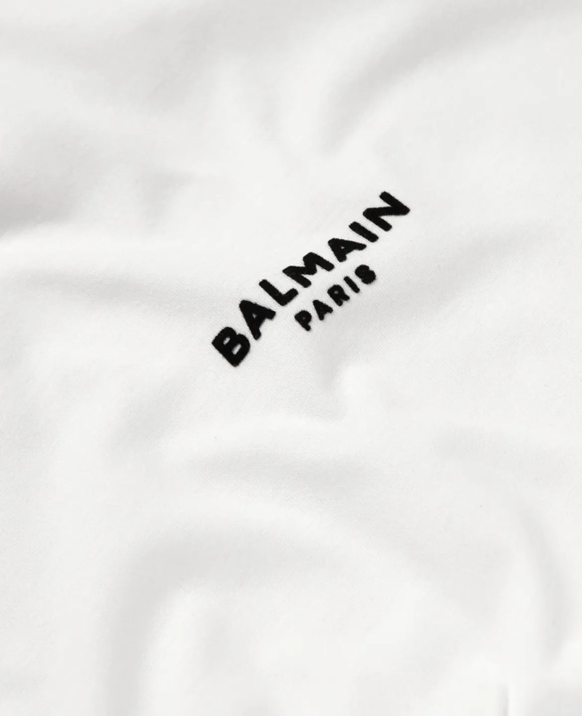 BALMAIN  |Crew Neck Cotton Short Sleeves Logo Luxury