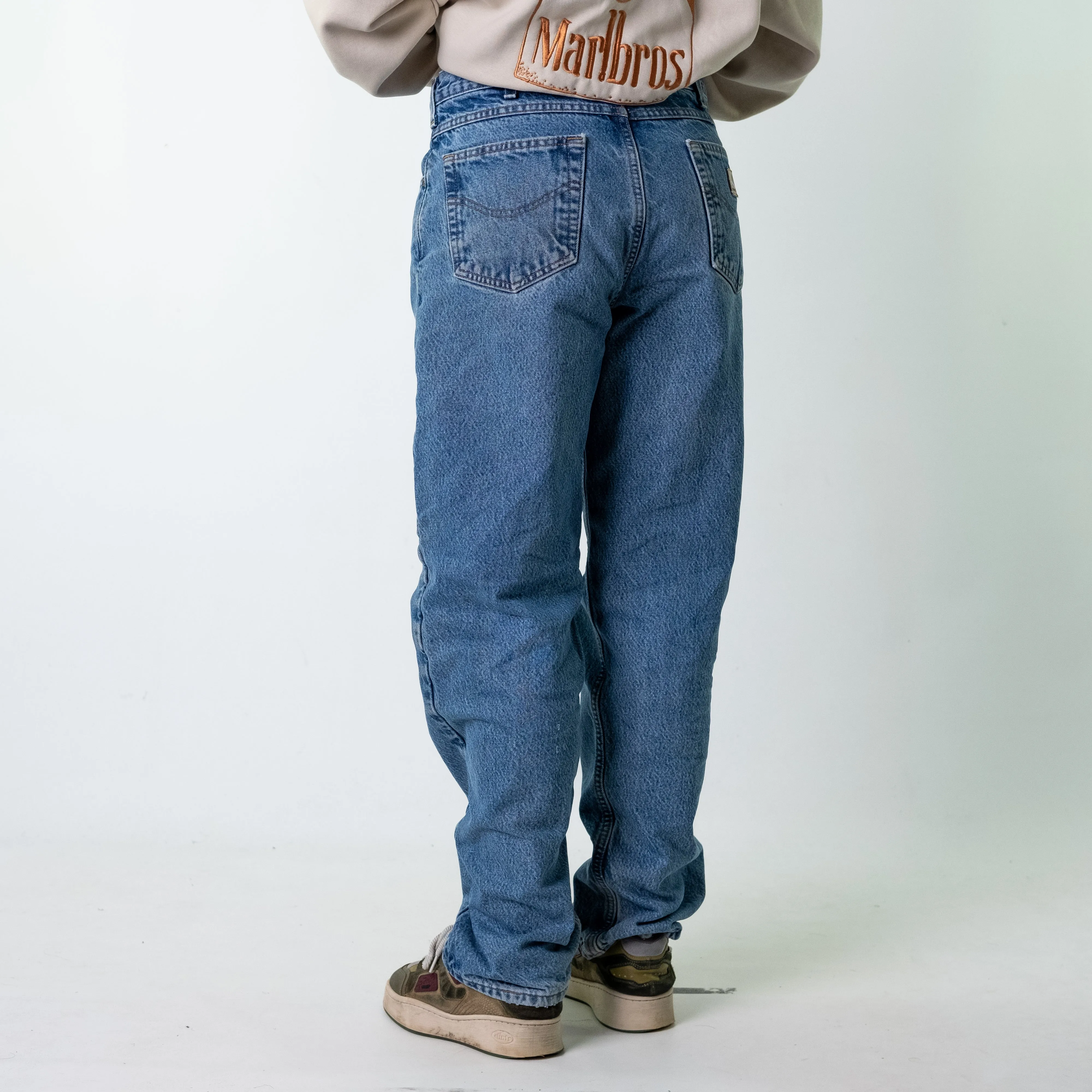 Blue Denim 90s Carhartt  Cargo Skater Trousers Pants Jeans (33x34)