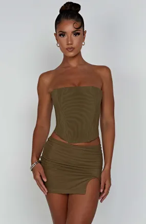 Cami Corset - Khaki