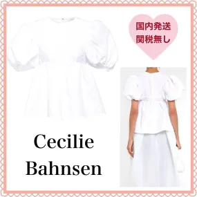 CECILIE BAHNSEN  |Casual Style Plain Elegant Style Shirts & Blouses