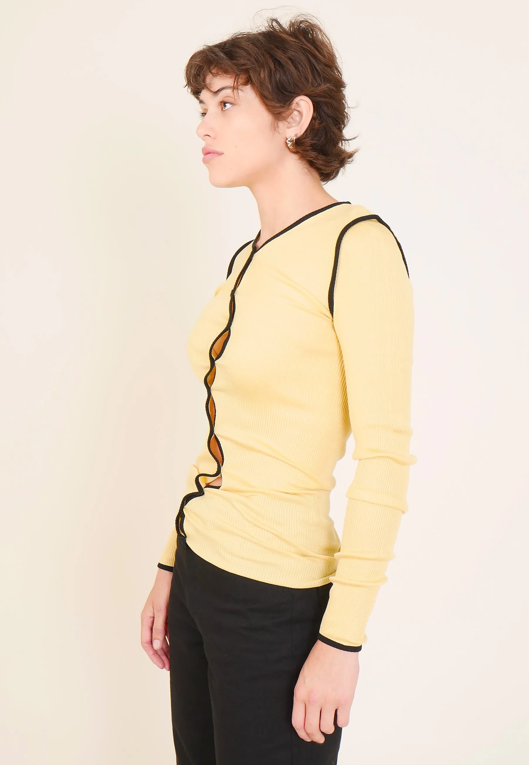 Claire Seamless Cardigan - butter