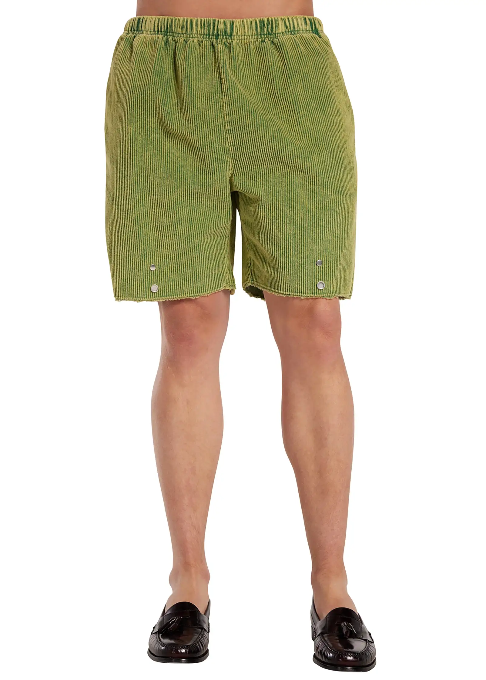 Corduroy Snap Front Short