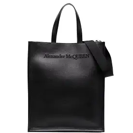 Edge N/S Tote with Strap, Black