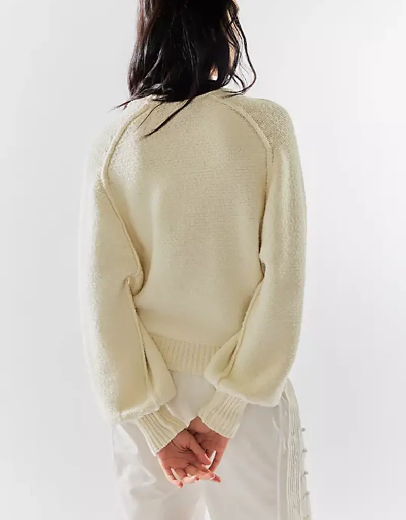 Free People Riley Pullover - Ivory