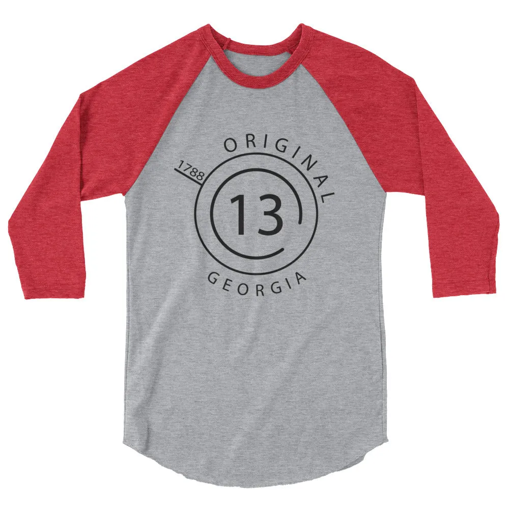 Georgia - 3/4 Sleeve Raglan Shirt - Original 13