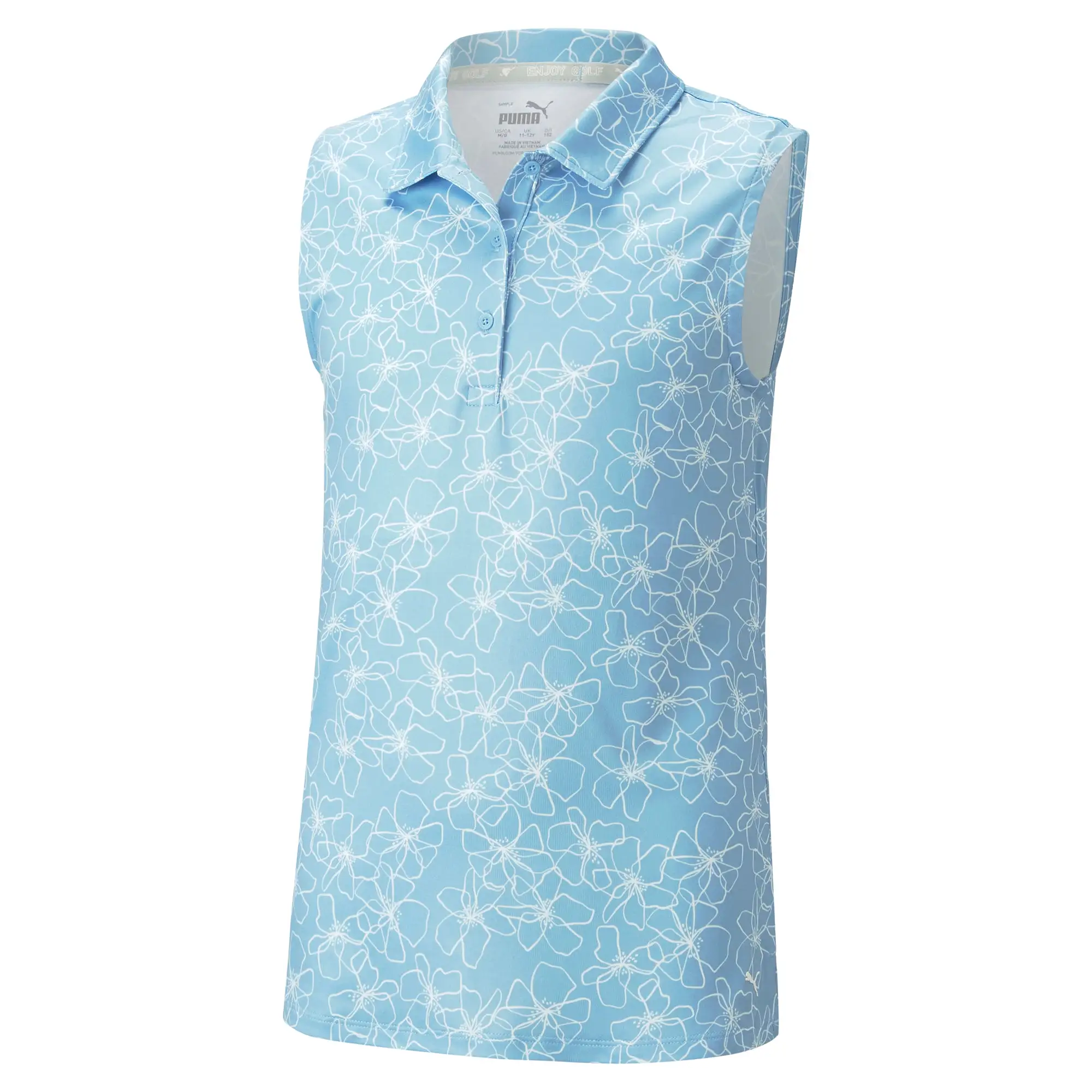 Girl's CLOUDSPUN Island Sleeveless Golf Polo