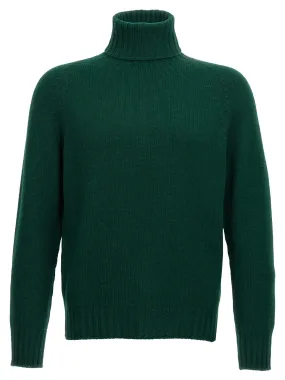 High Neck Sweater Sweater, Cardigans Green