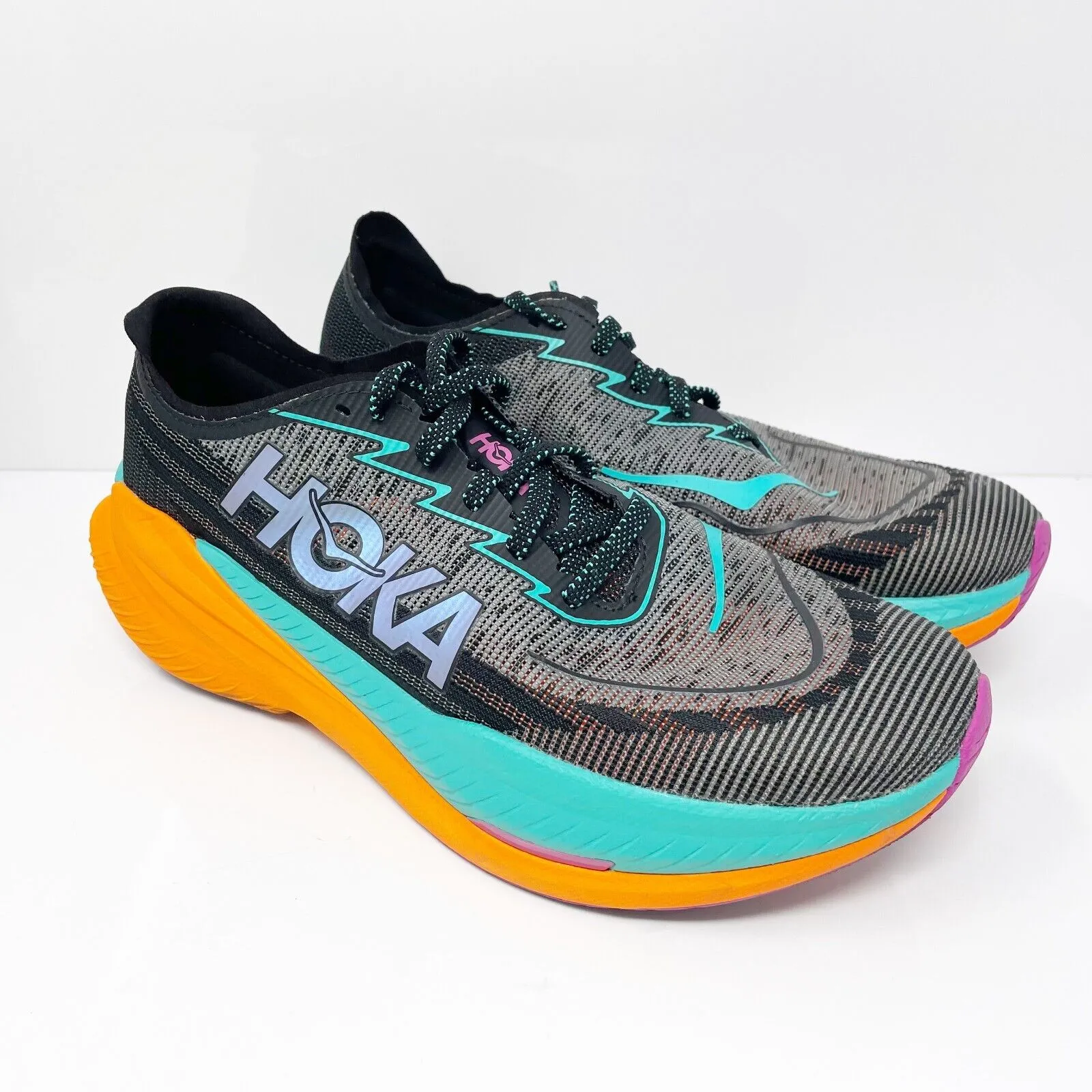 Hoka One One Mens Mach X 2 1155119 BCO Gray Running Shoes Sneakers Size 11 D