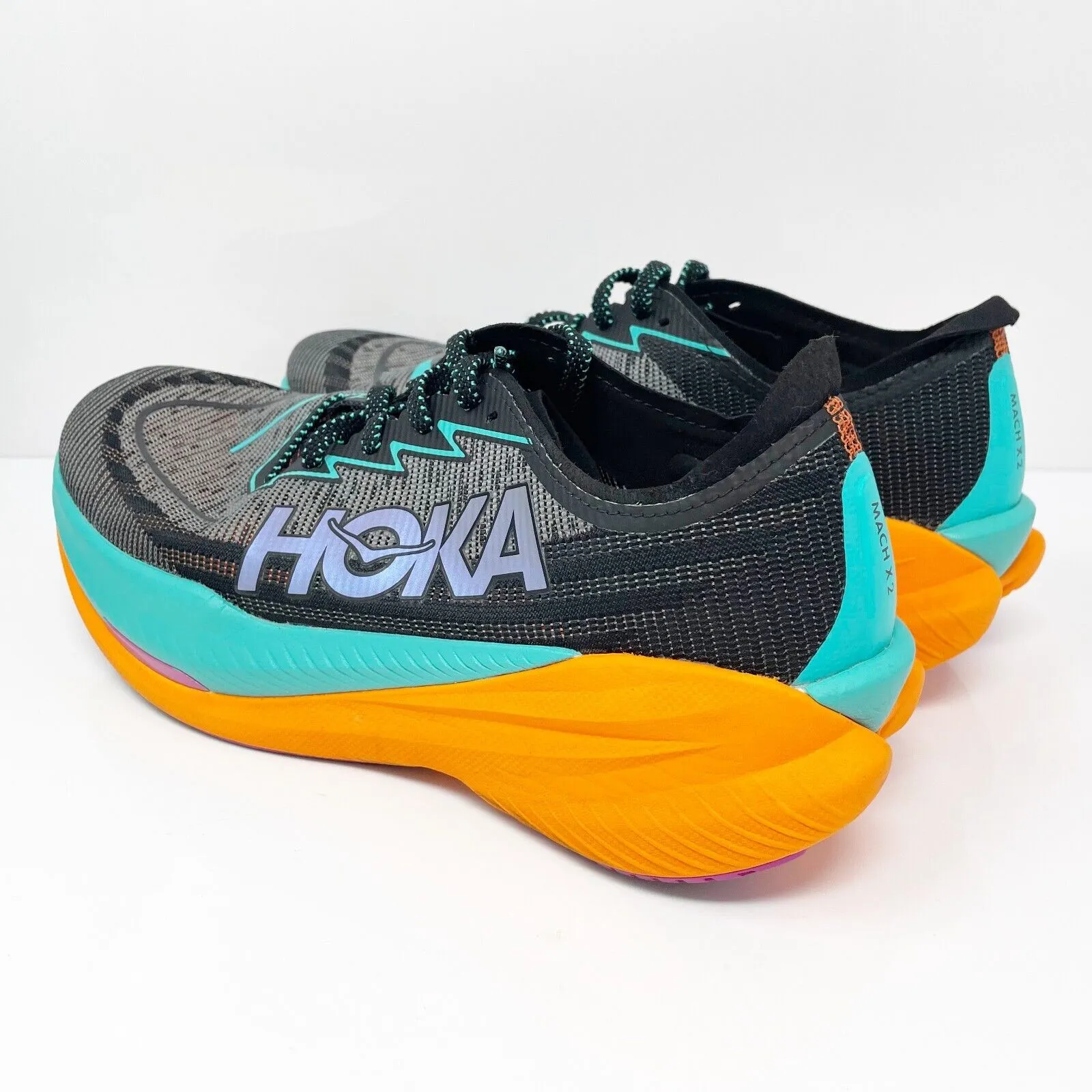 Hoka One One Mens Mach X 2 1155119 BCO Gray Running Shoes Sneakers Size 11 D