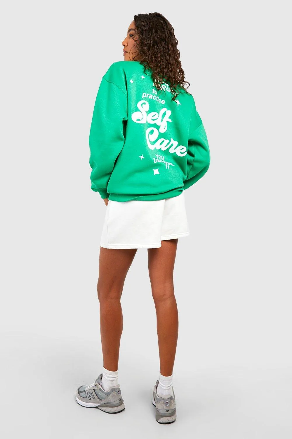 Hoodies & Sweatshirts | Tall Self Care Slogan Sweatshirt | boohoo