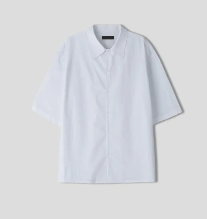 HUE  |[Huecloset]★Fisher Split Half Shirt (5color)