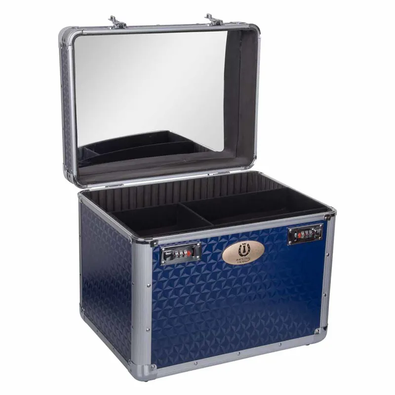 Imperial Riding Shiny Grooming Box - Navy