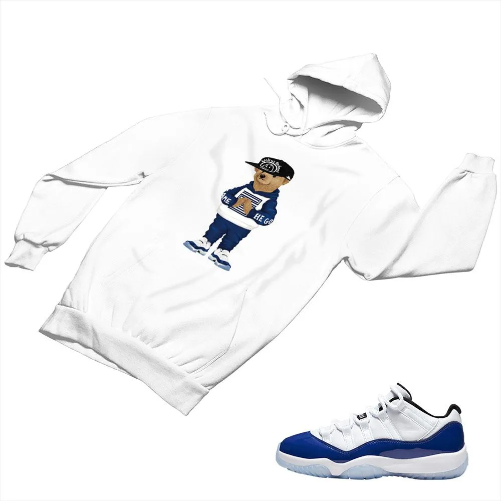 Jordan 11 Concord Matching Custom Designed Hoodies JD 11-5-6-19