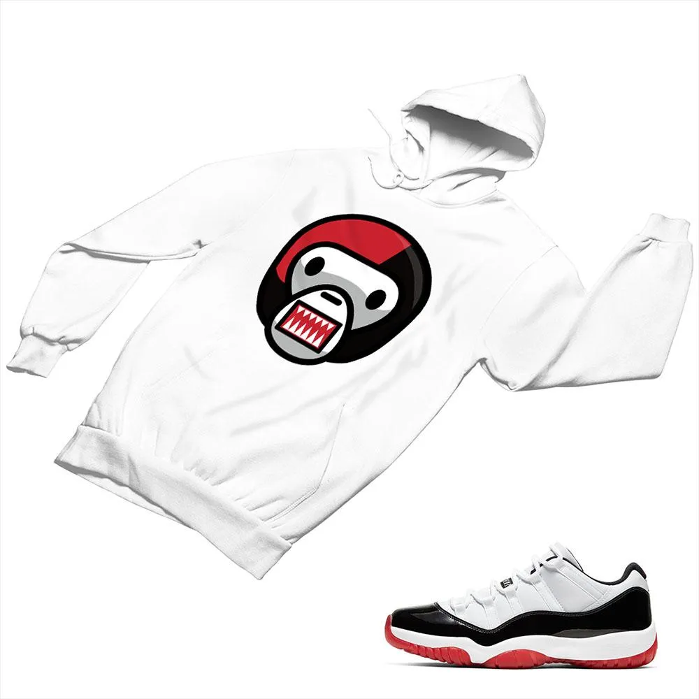 Jordan 11 White Bred Matching Custom Designed Hoodies JD 11-5-7-2