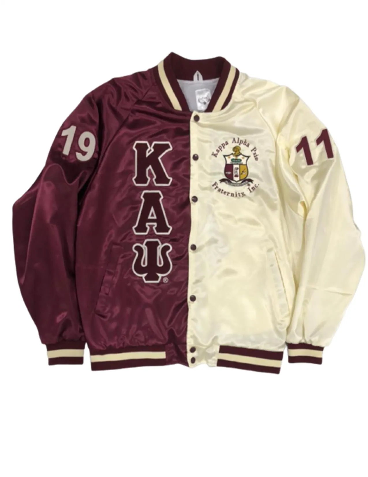 Kappa Two-Tone Satin Jacket