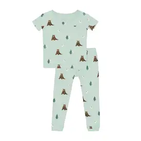 Kyte Baby Short Sleeve with Pants Pajamas in Trail