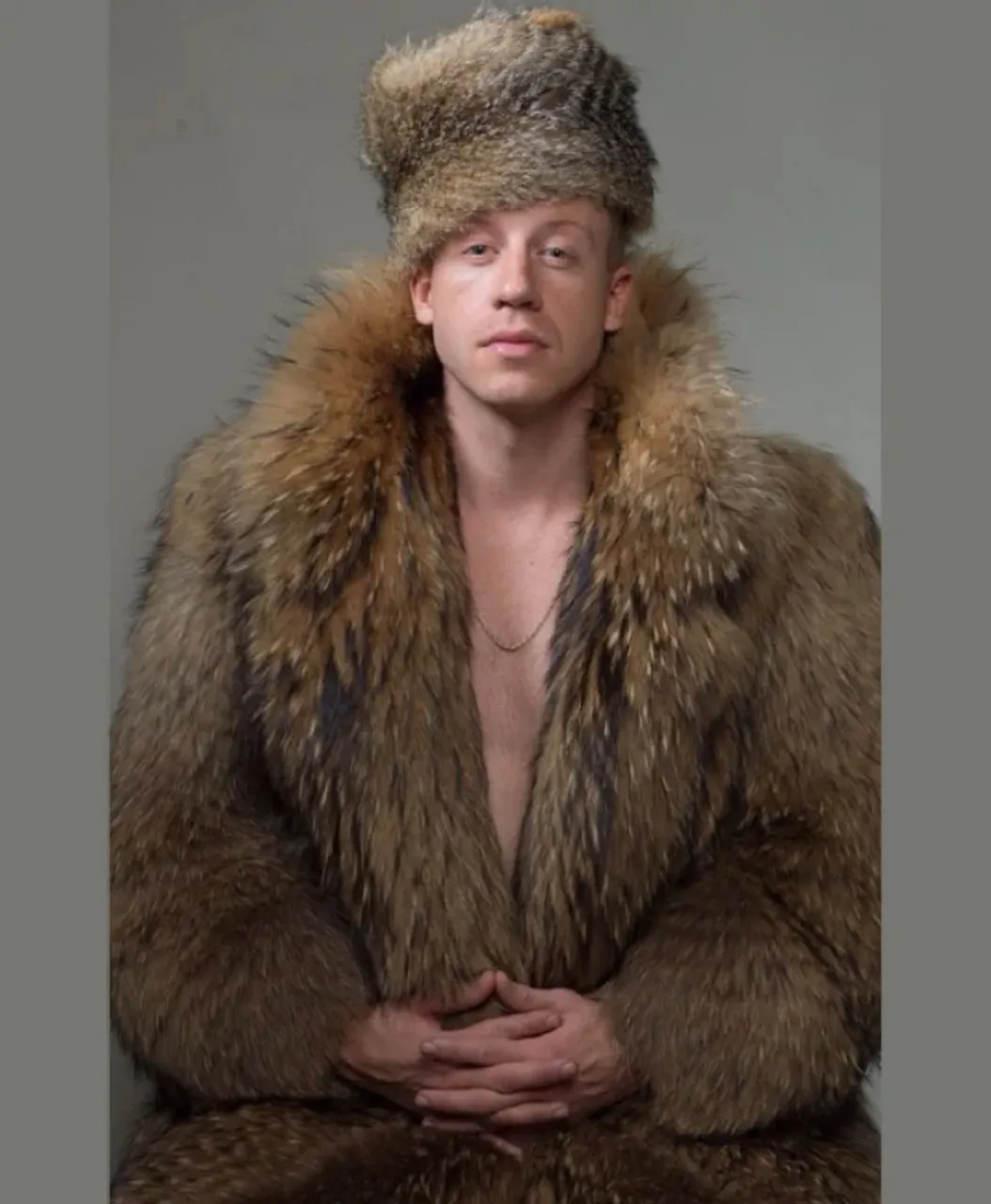 Macklemore In Fur Coat