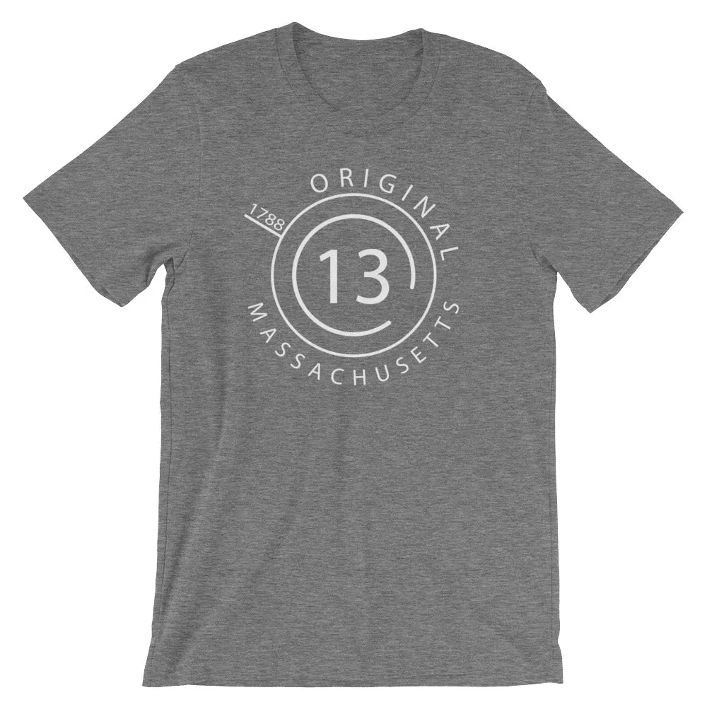 Massachusetts - Short-Sleeve Unisex T-Shirt - Original 13