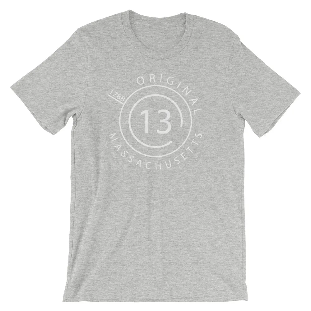 Massachusetts - Short-Sleeve Unisex T-Shirt - Original 13