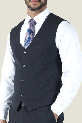 Men's Charcoal Grey Vest