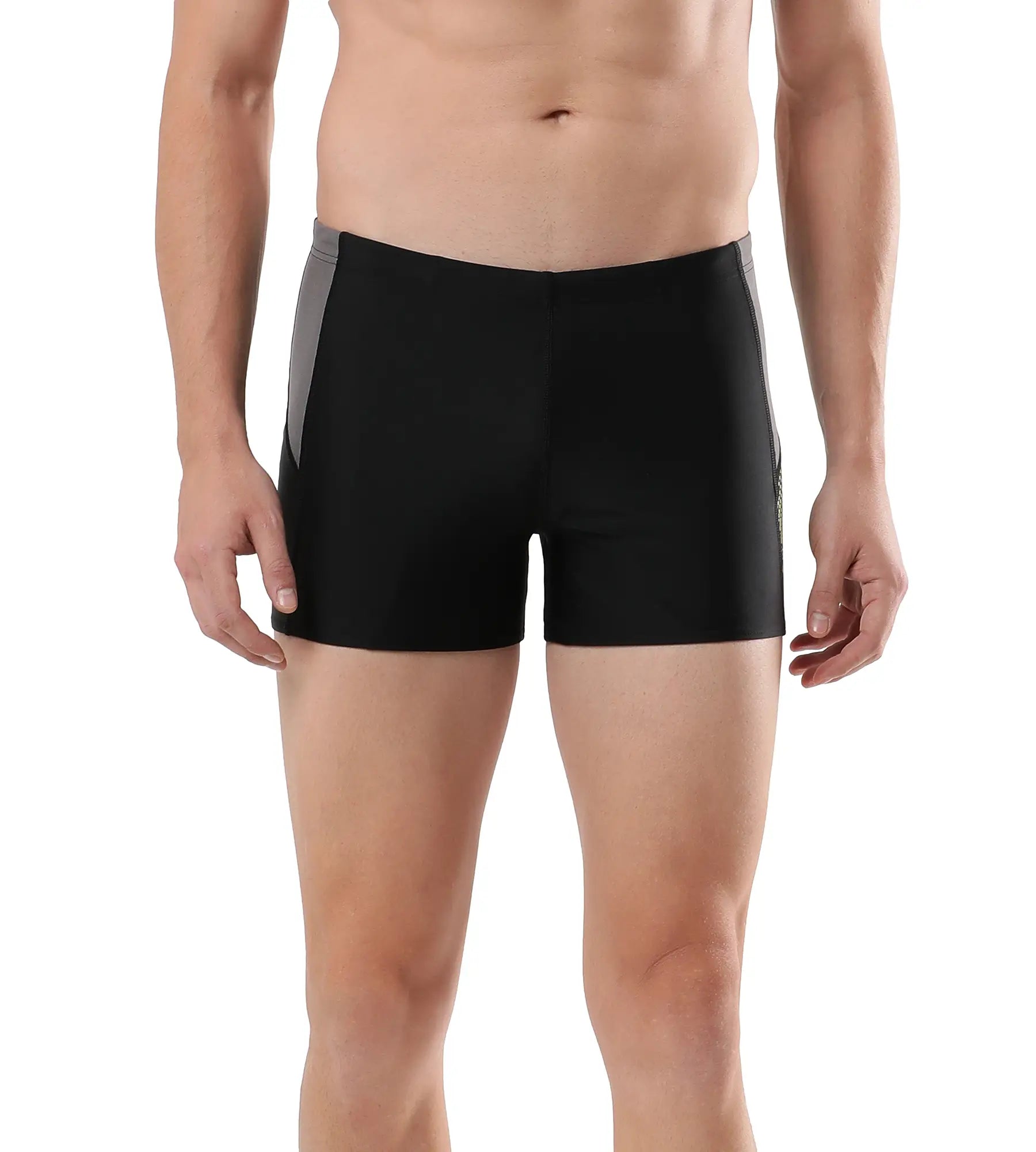 Men's Endurance Dive Aquashort - Black  &  Dove Grey