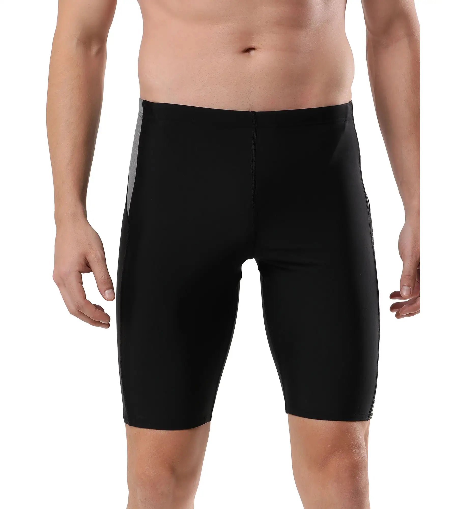 Men's Endurance Dive Jammer - Black & Dove Grey