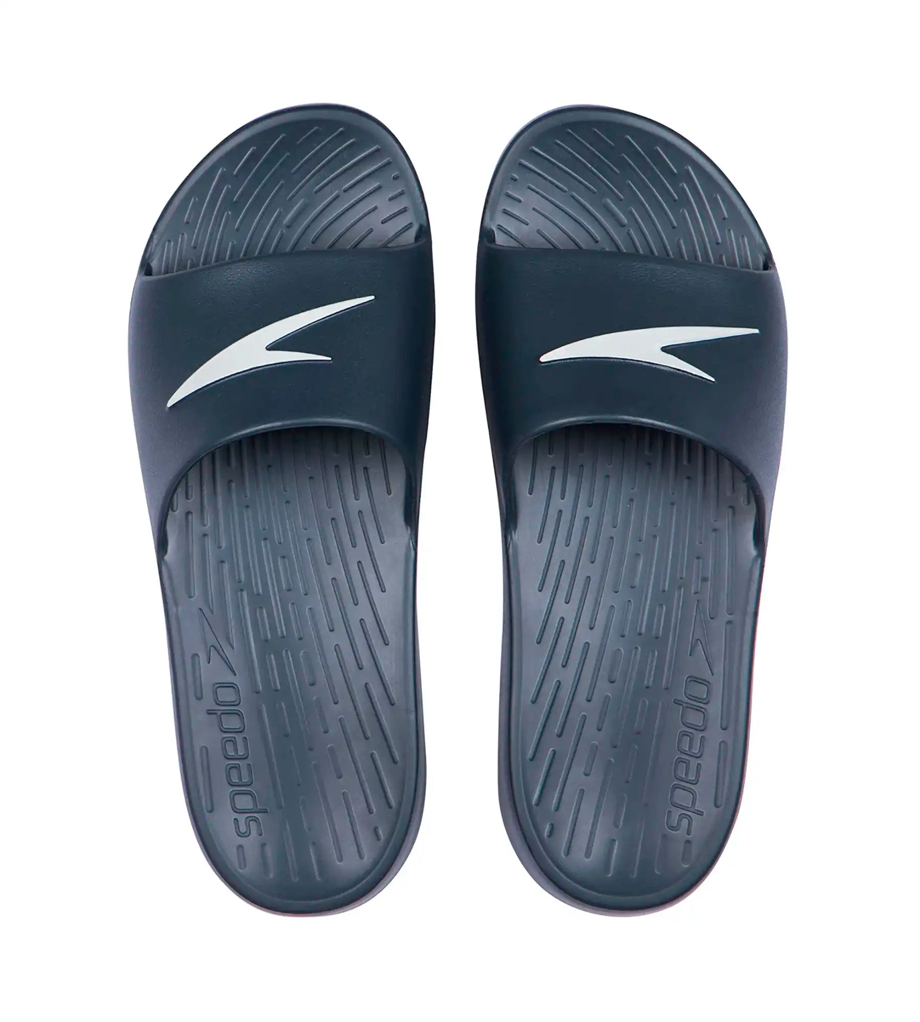 Men's Single Colour Slides - Oxid Grey & White