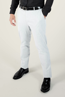 Men's Stone Grey Trousers