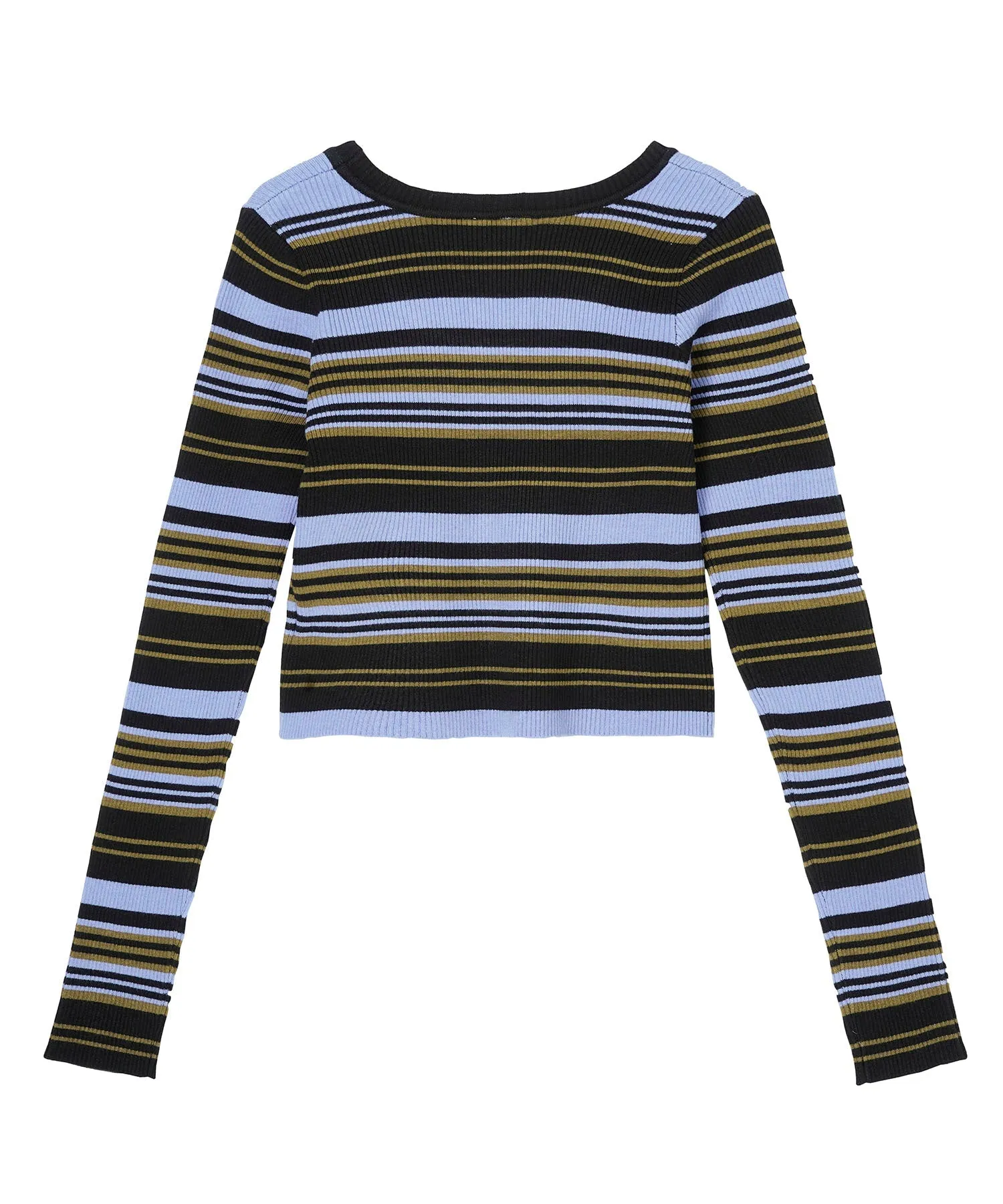 MULTI STRIPE KNIT TOP