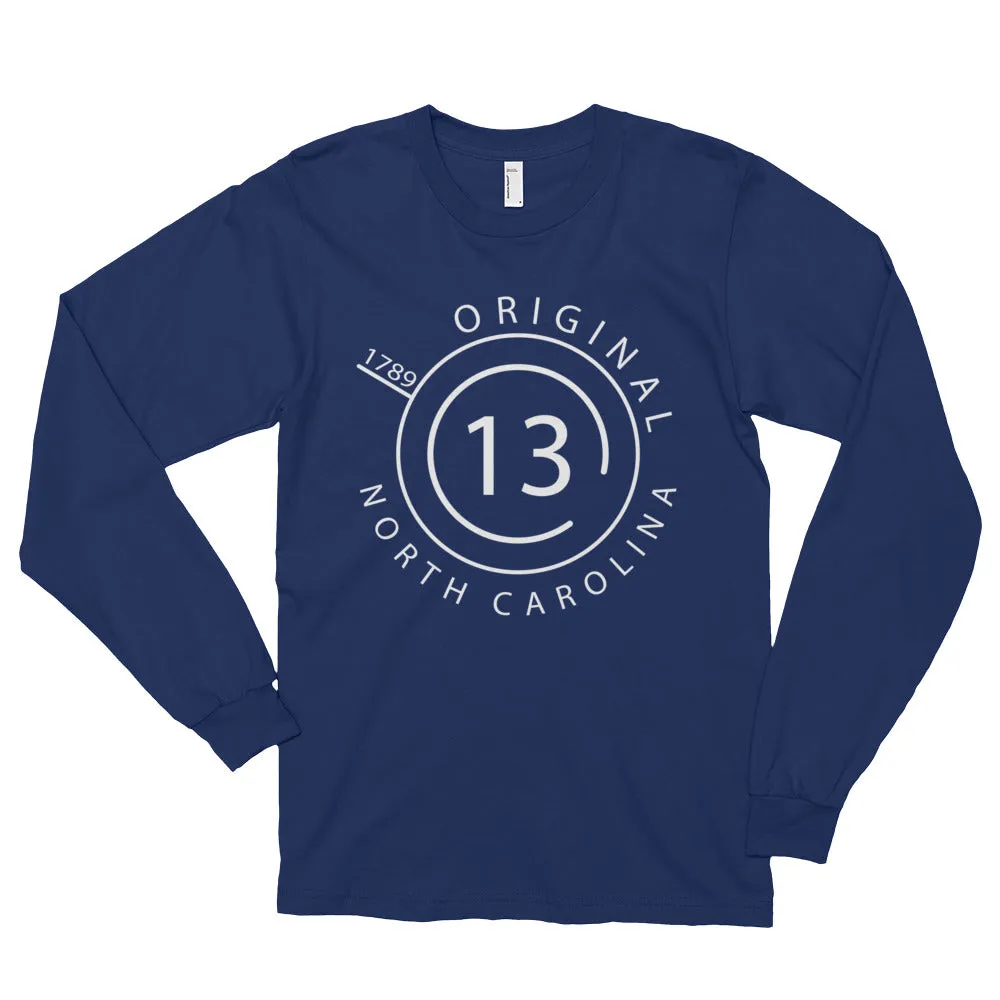 North Carolina - Long sleeve t-shirt (unisex) - Original 13