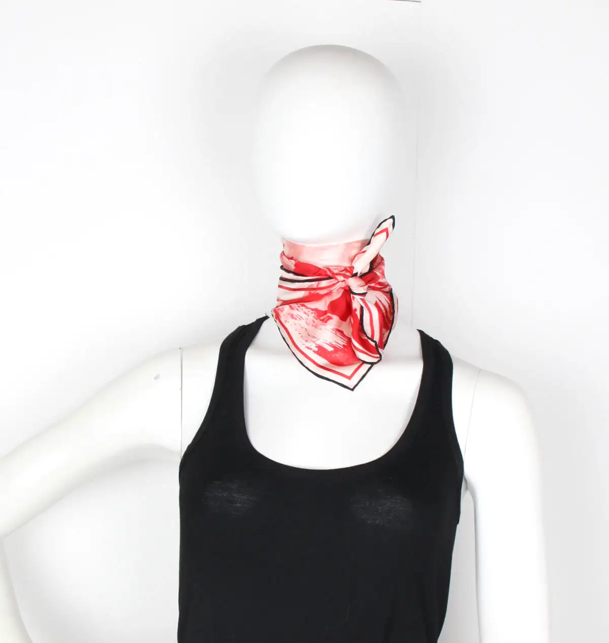 Notes  Silk Bandana, Red