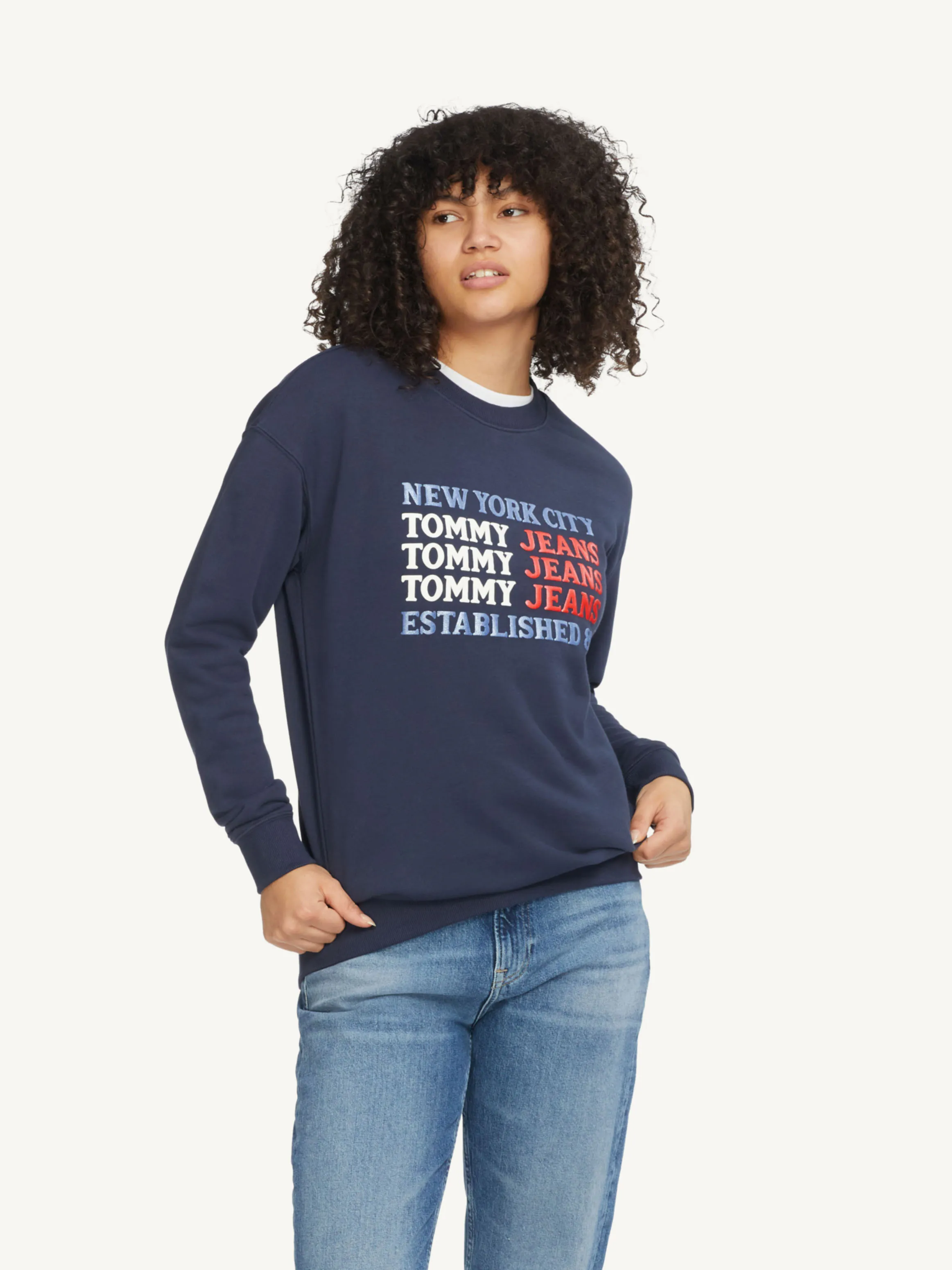 Oversized Flag Crew | Sweatshirts & Hoodies | Tommy Hilfiger