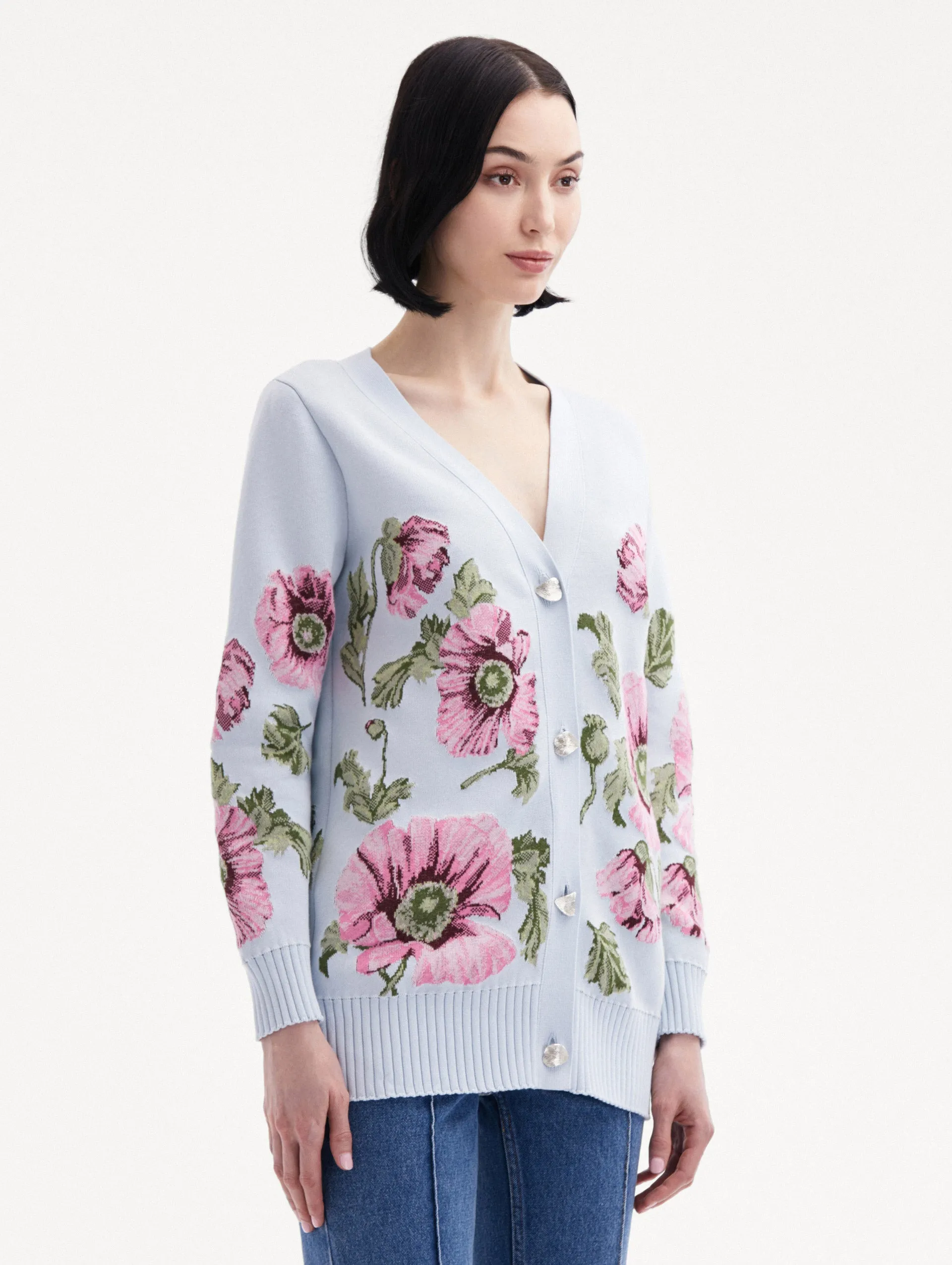 Poppy Jacquard Cardigan