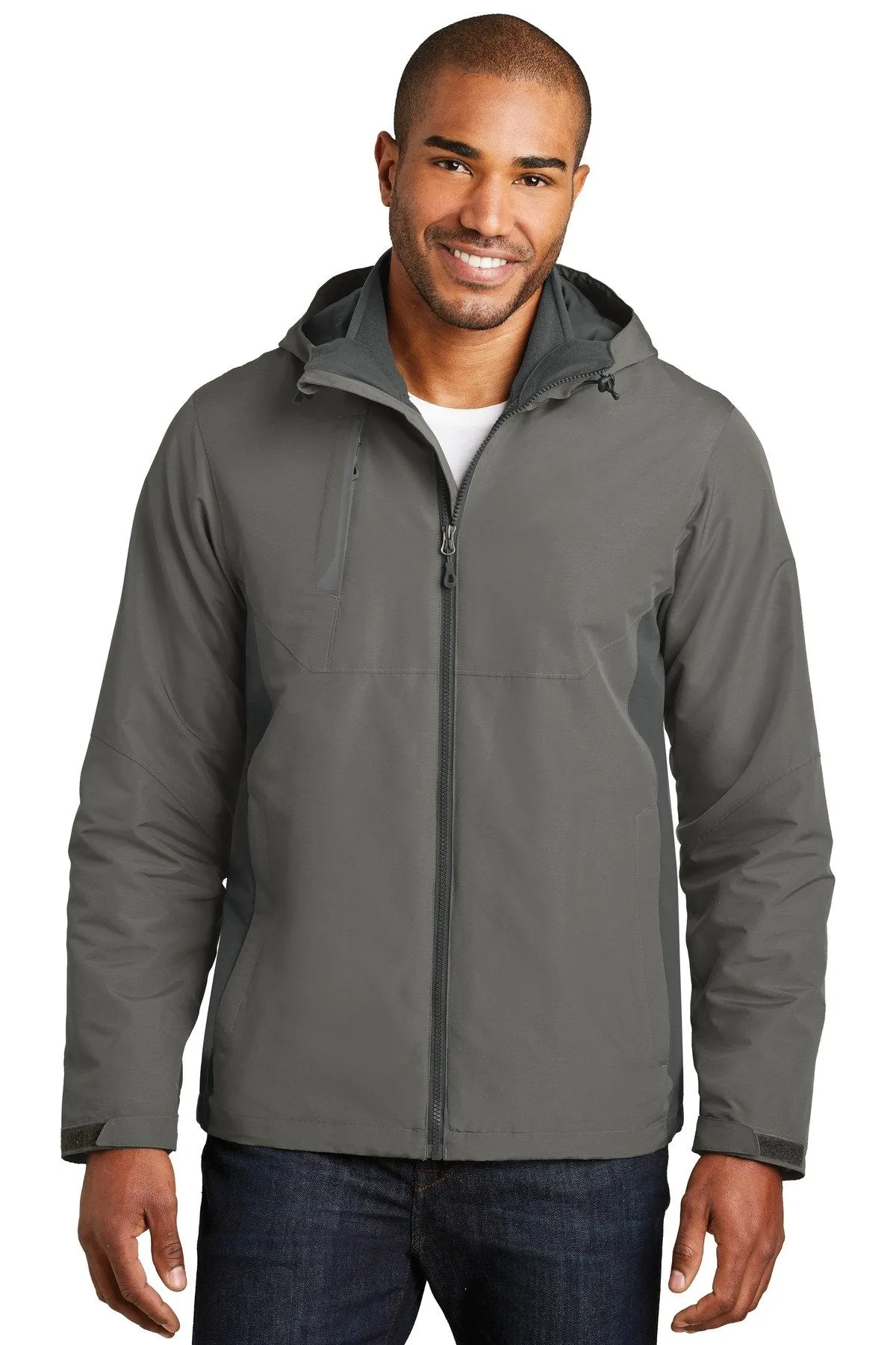 Port Authority Merge 3-in-1 Jacket J338 Rogue Grey/ Grey Steel