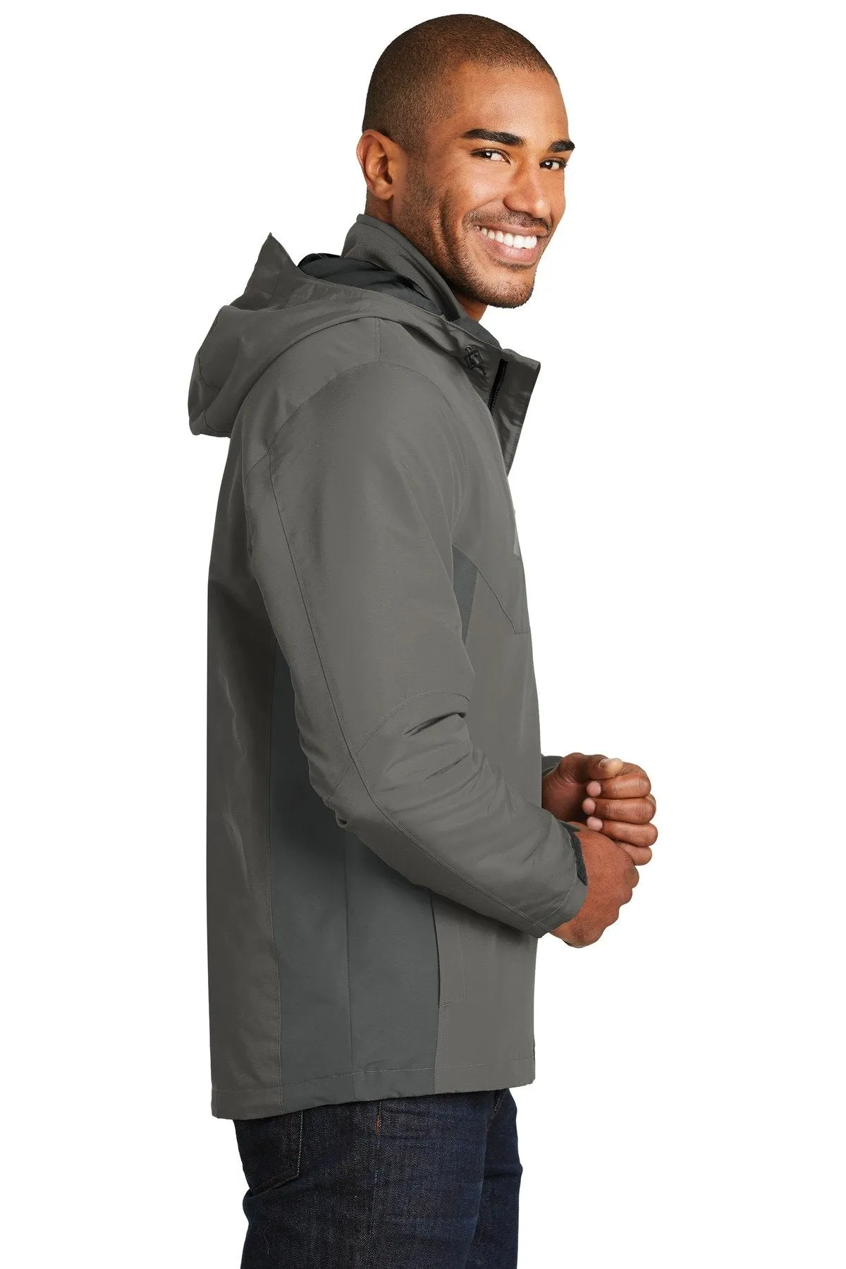 Port Authority Merge 3-in-1 Jacket J338 Rogue Grey/ Grey Steel