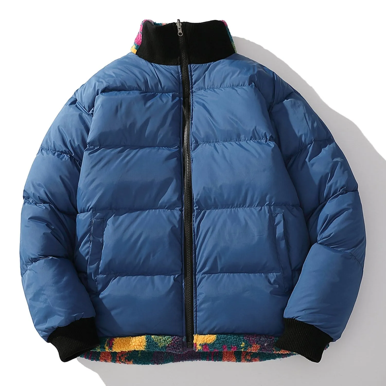 Reversible Windproof Winter Coat