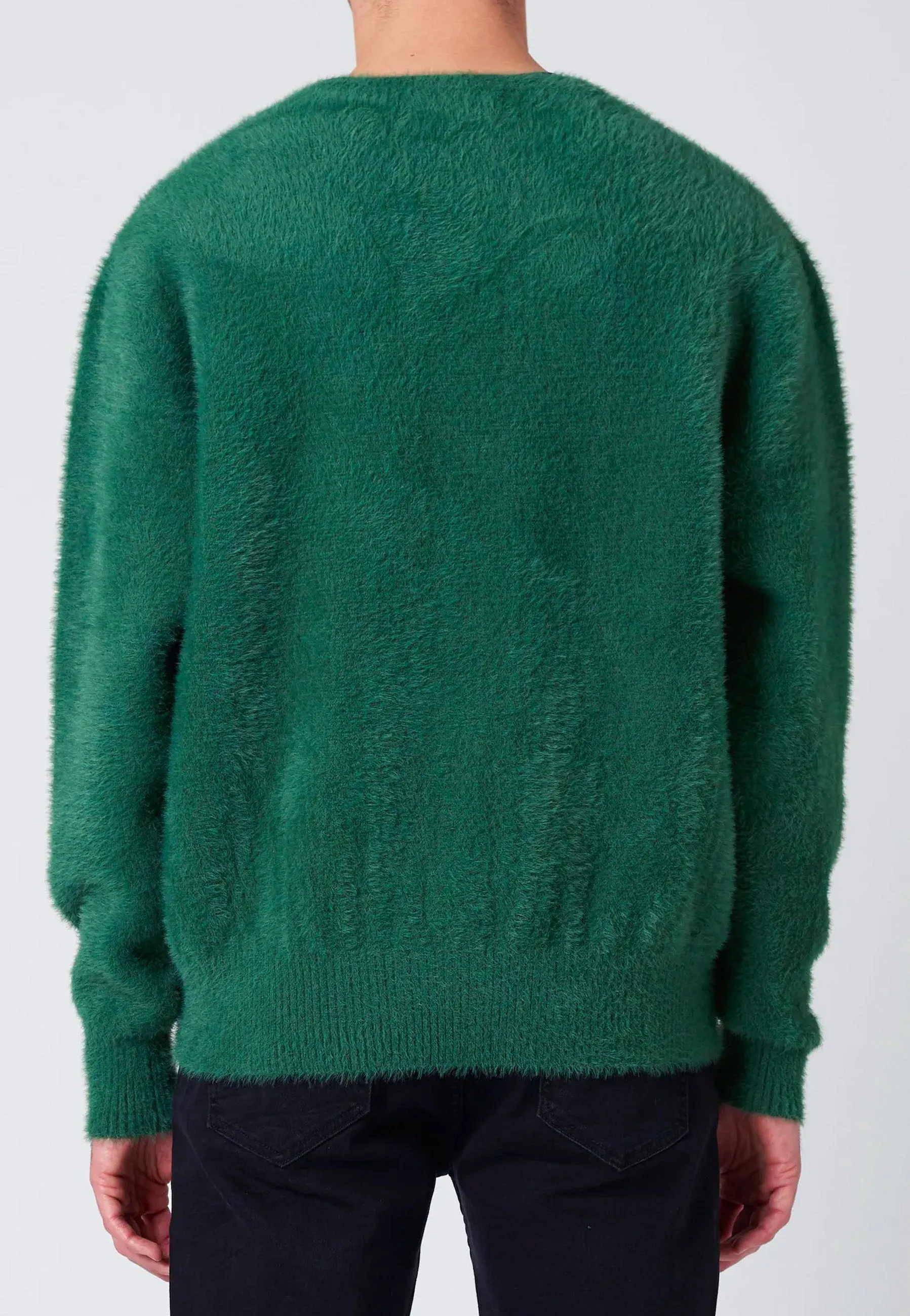 Shag Cardigan - Trade Green