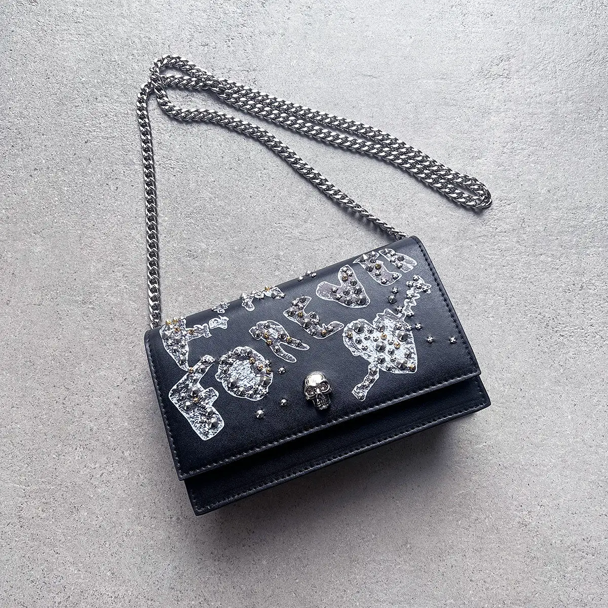 Skull Mini Bag Forever AMQ, Black