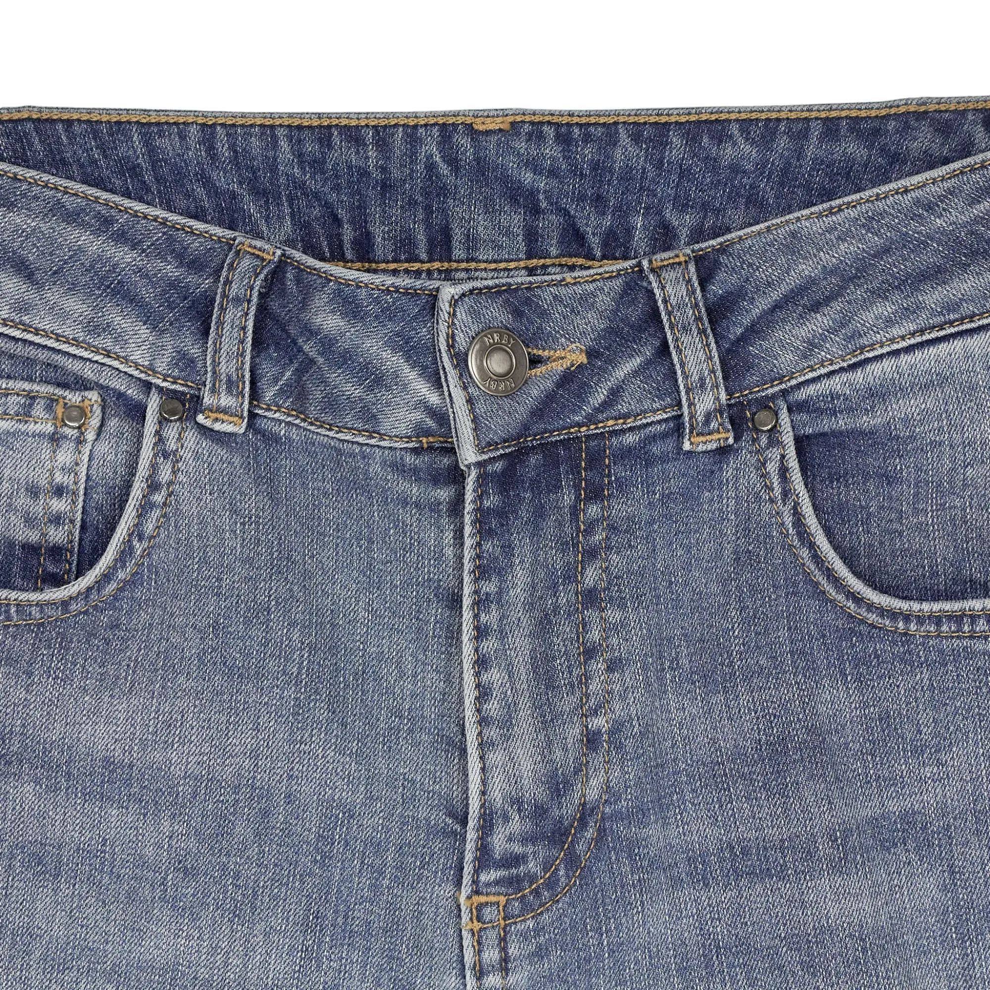 Stone Wash Denim Women's Jeans