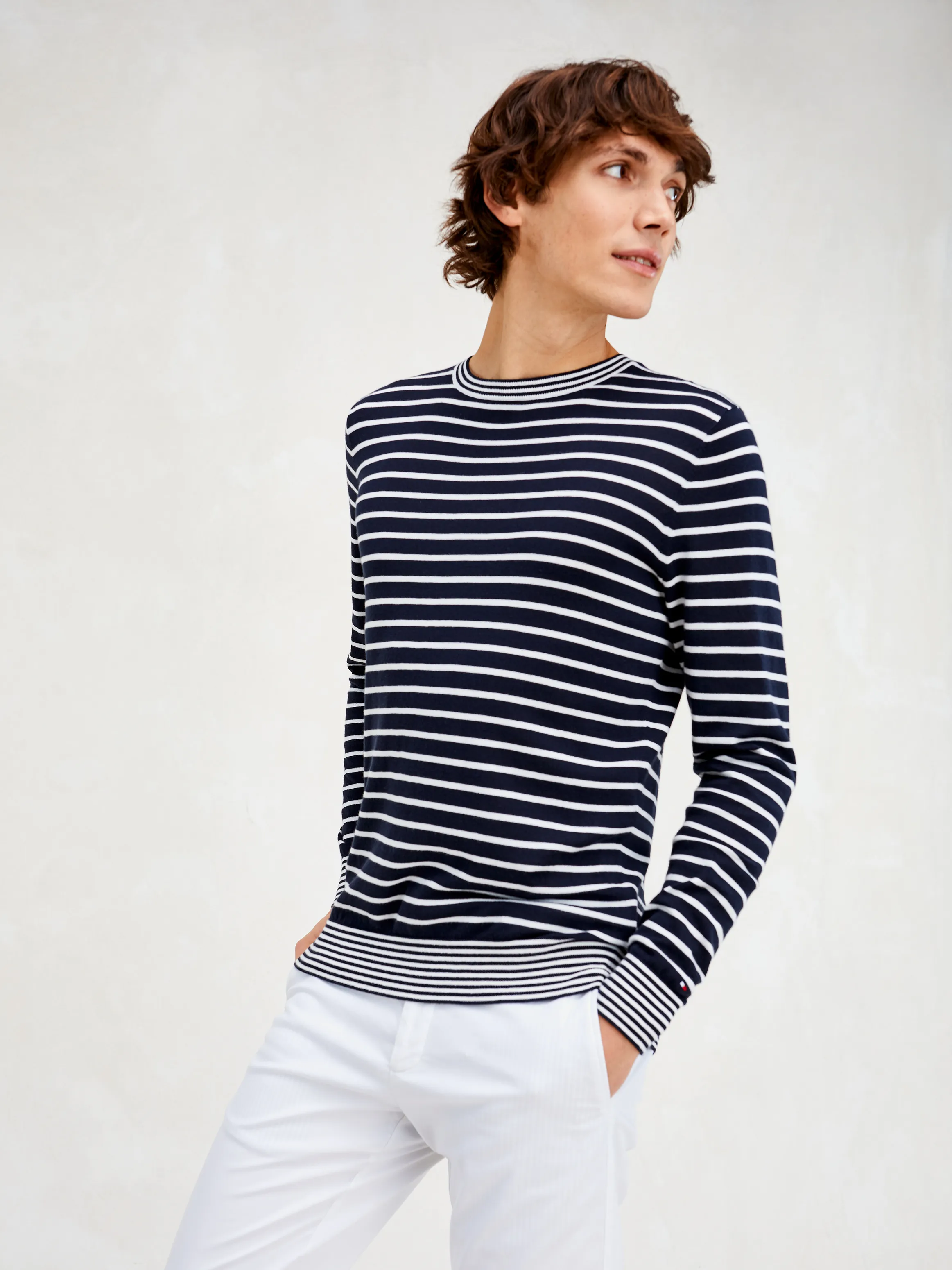 Striped Crew Sweater | Sweatshirts & Hoodies | Tommy Hilfiger