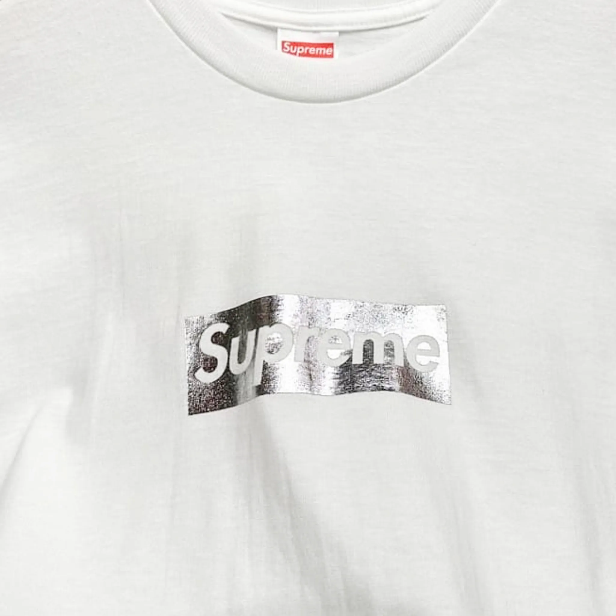 Supreme  |Unisex Blended Fabrics Street Style Skater Style T-Shirts