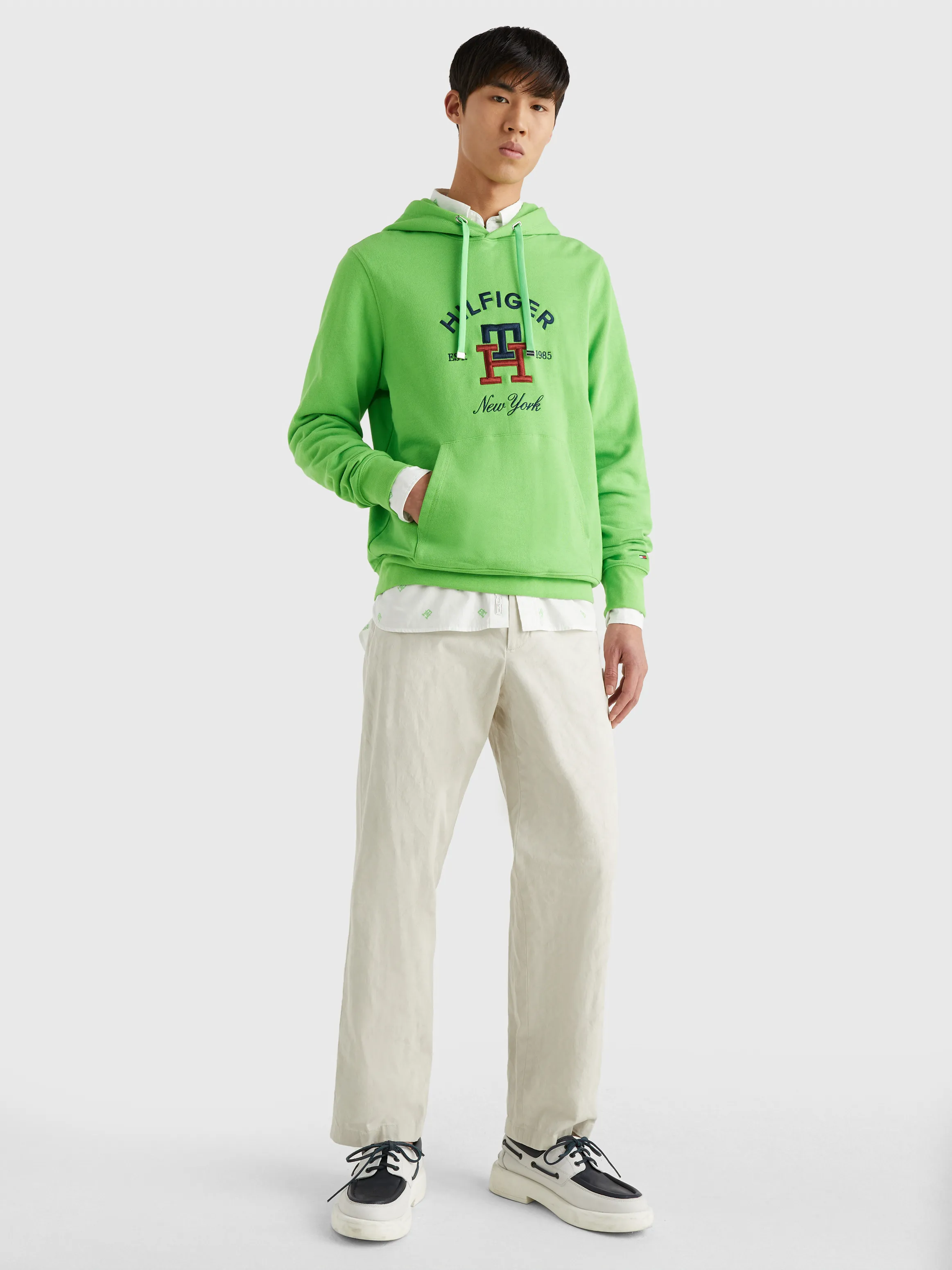 TH Monogram Embroidery Hoodie | Sweatshirts & Hoodies | Tommy Hilfiger