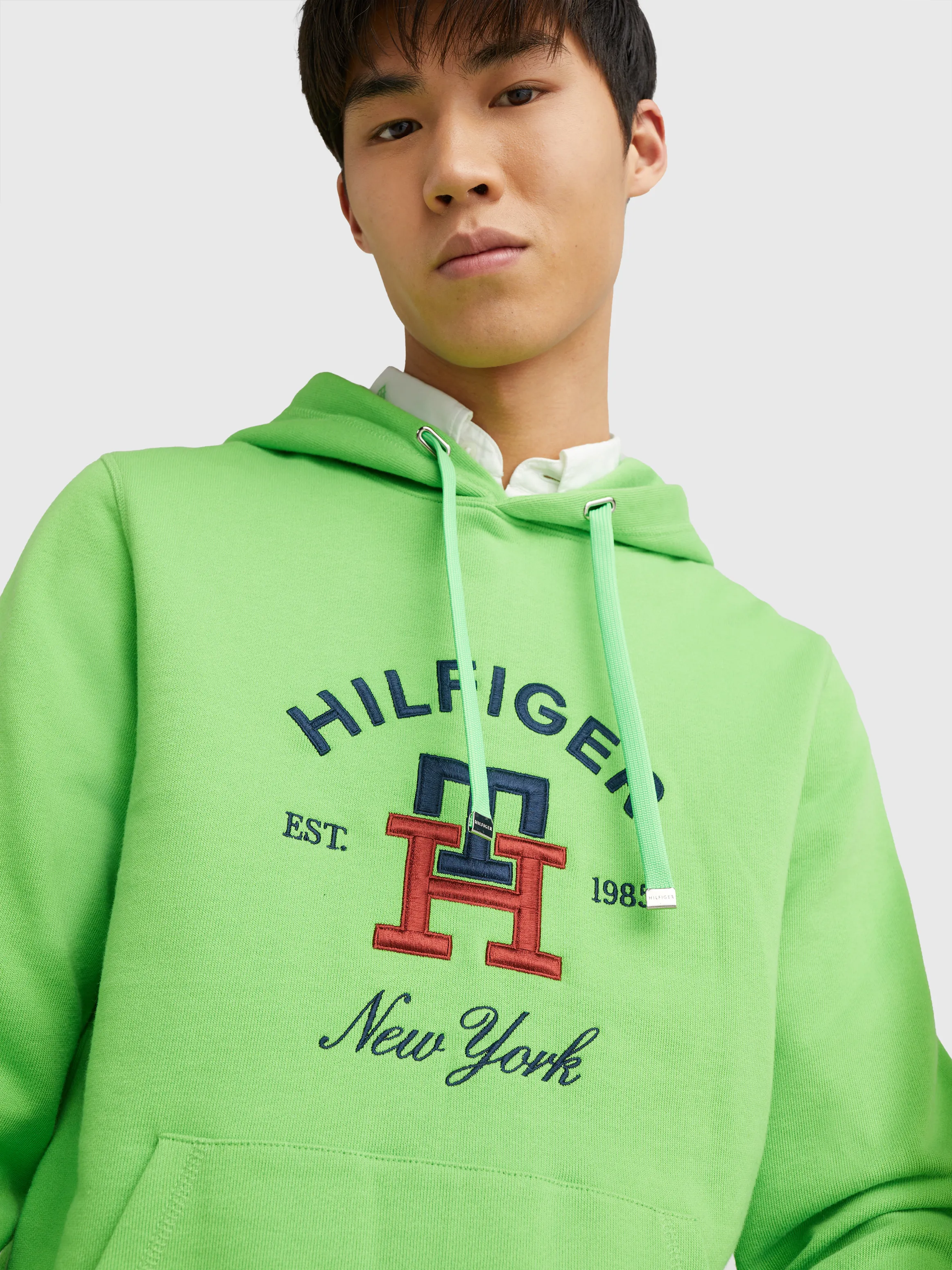 TH Monogram Embroidery Hoodie | Sweatshirts & Hoodies | Tommy Hilfiger