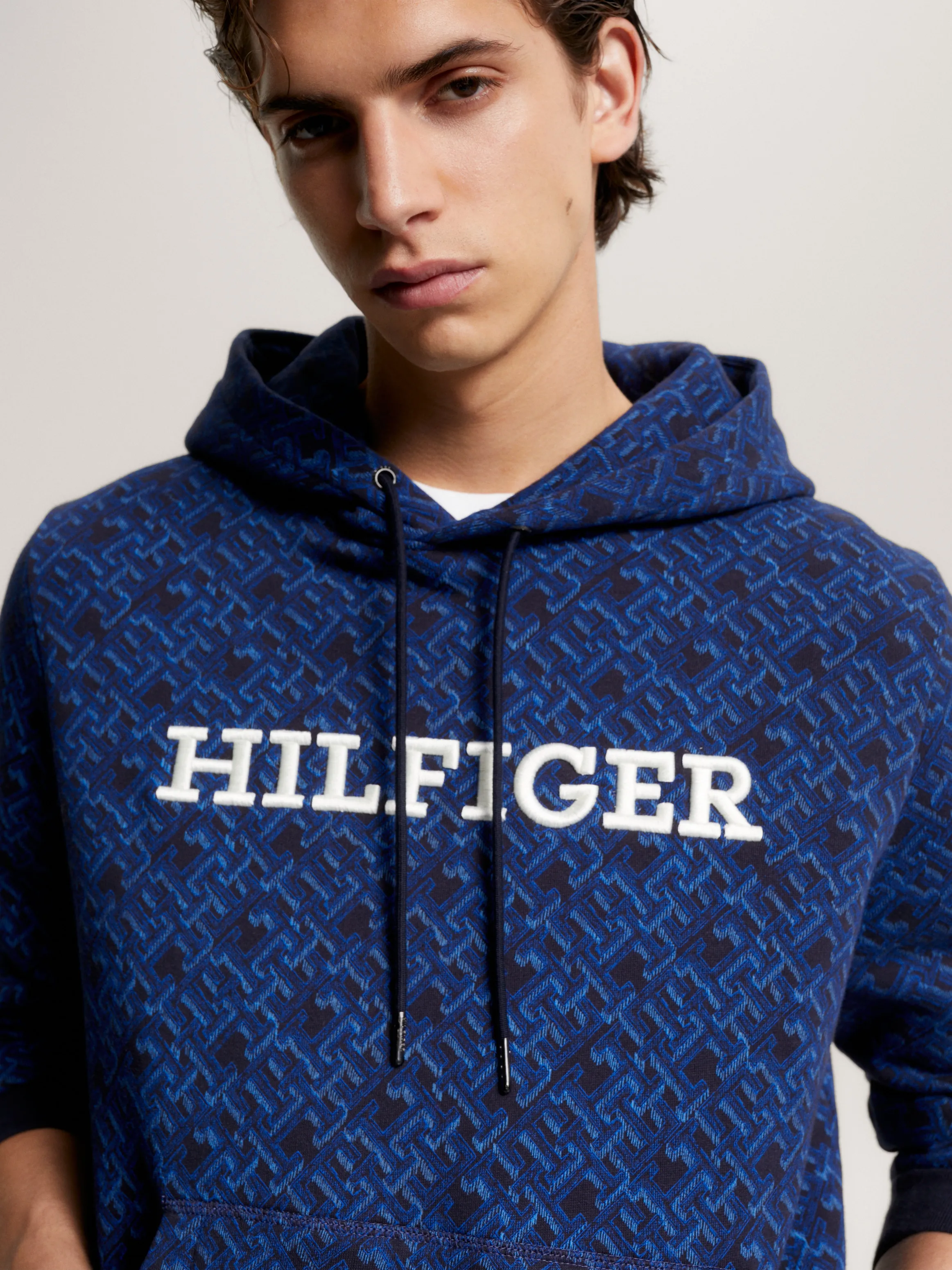 TH Monogram Print Hoodie | Sweatshirts & Hoodies | Tommy Hilfiger