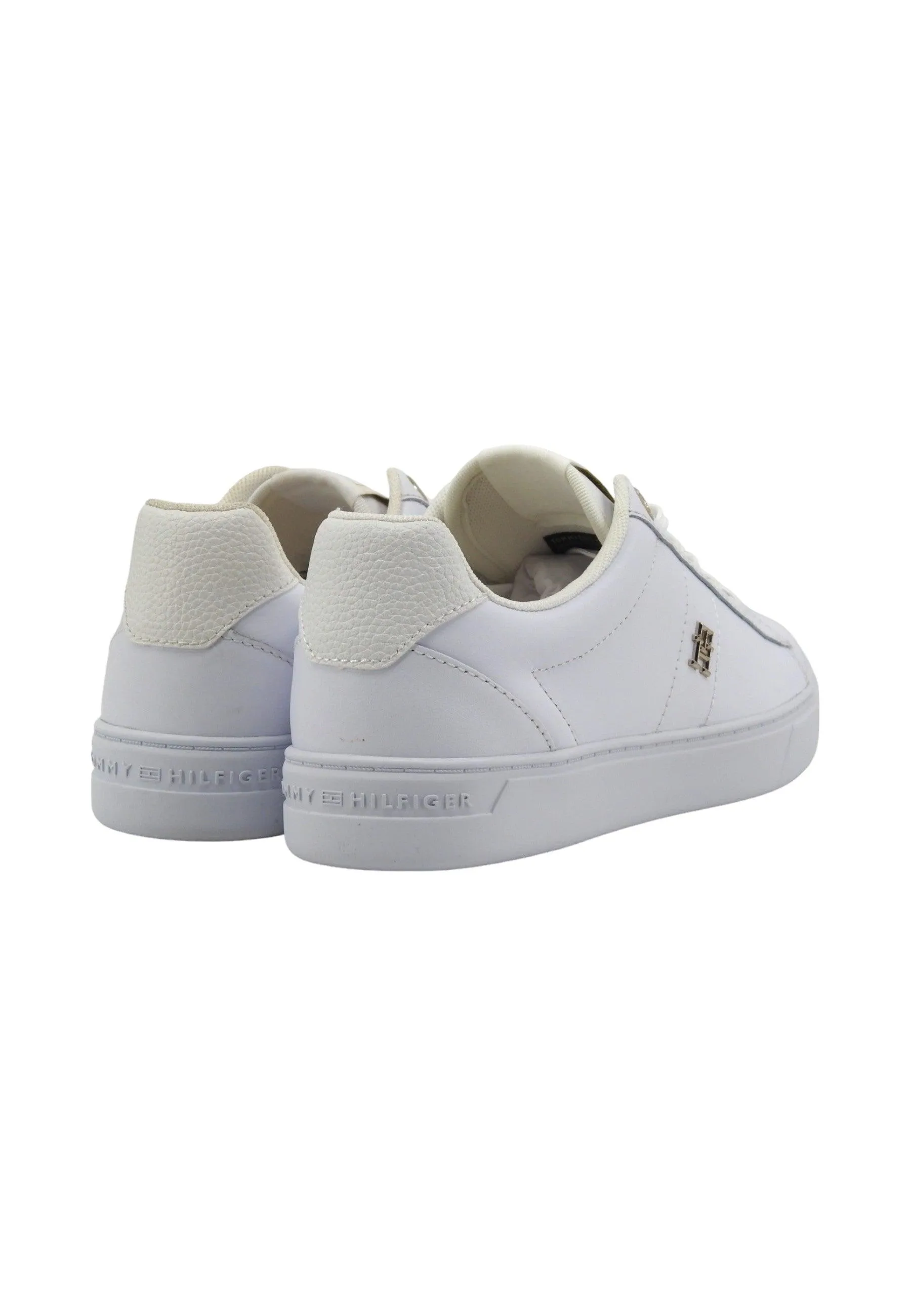 TOMMY HILFIGER Essential Elevated Court Sneaker Donna White FW0FW07685